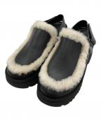 UGGアグ）の古着「ESMEE LEATHER CLOG/1171507」｜ブラック