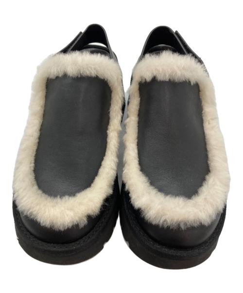 UGG（アグ）UGG (アグ) ESMEE LEATHER CLOG/1171507 ブラック サイズ:24cmの古着・服飾アイテム