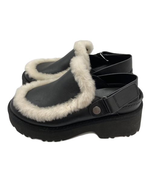 UGG（アグ）UGG (アグ) ESMEE LEATHER CLOG/1171507 ブラック サイズ:24cmの古着・服飾アイテム