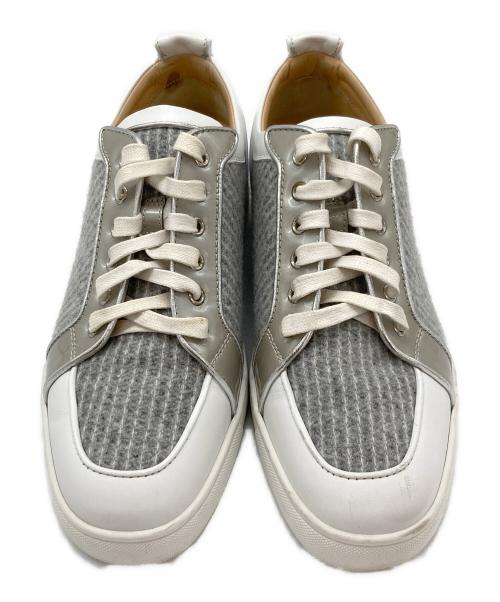 Christian Louboutin（クリスチャン・ルブタン）Christian Louboutin (クリスチャン・ルブタン) rantulow スニーカー ホワイト・グレー サイズ:42の古着・服飾アイテム