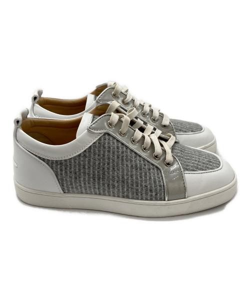 Christian Louboutin（クリスチャン・ルブタン）Christian Louboutin (クリスチャン・ルブタン) rantulow スニーカー ホワイト・グレー サイズ:42の古着・服飾アイテム
