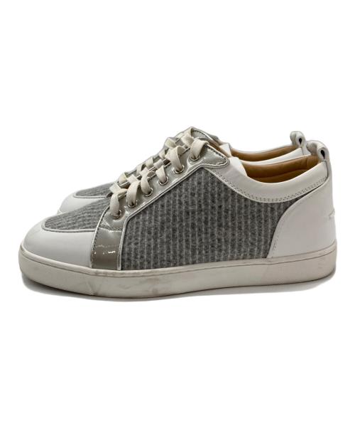 Christian Louboutin（クリスチャン・ルブタン）Christian Louboutin (クリスチャン・ルブタン) rantulow スニーカー ホワイト・グレー サイズ:42の古着・服飾アイテム
