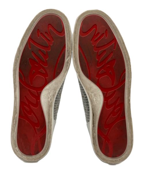 Christian Louboutin（クリスチャン・ルブタン）Christian Louboutin (クリスチャン・ルブタン) rantulow スニーカー ホワイト・グレー サイズ:42の古着・服飾アイテム