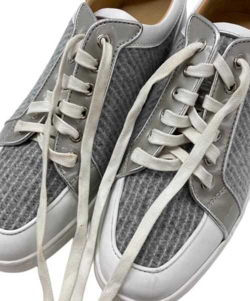 Christian Louboutin（クリスチャン・ルブタン）Christian Louboutin (クリスチャン・ルブタン) rantulow スニーカー ホワイト・グレー サイズ:42の古着・服飾アイテム
