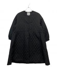 BEARDSLEY（ビアズリー）の古着「バルーン袖キルティングフレアーコート/BEZ10A2208A0001」｜ブラック