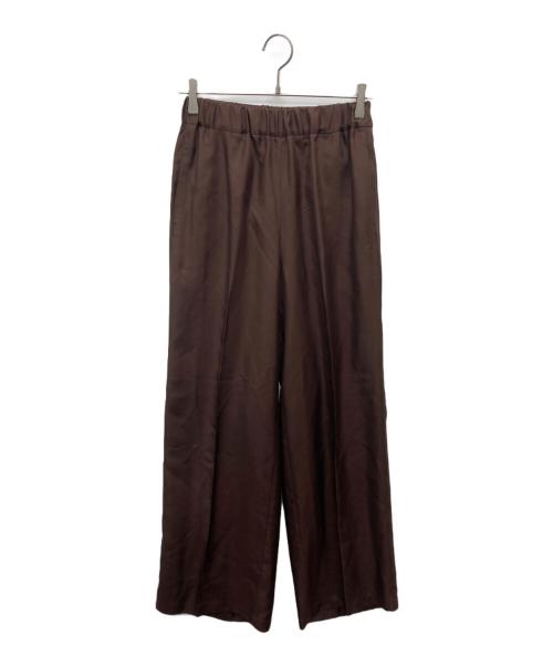 MUSE de Deuxieme Classe（ミューズ ドゥーズィエム クラス）MUSE de Deuxieme Classe (ミューズ ドゥーズィエム クラス) Silk Looker パンツ　25030520706010 ブラウン サイズ:34の古着・服飾アイテム