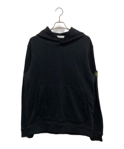 STONE ISLAND（ストーンアイランド）STONE ISLAND (ストーンアイランド) COTTON HOODIE/791561720 ブラック サイズ:ＸＸＬの古着・服飾アイテム