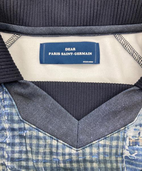 Paris Saint-Germain（パリサンジェルマン）Paris Saint-Germain (パリサンジェルマン) Poggy (ポギー) DEAR PSG PRINTED KEEPER SHIRT/25070340100010 ネイビー サイズ:Ｍの古着・服飾アイテム