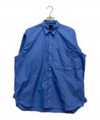 DAIWA PIER39ダイワ ピア39）の古着「TECH REGULAR COLLAR SHIRT L/S SOLID/BE-82024」｜ブルー