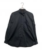 DAIWA PIER39ダイワ ピア39）の古着「TECH REGULAR STRIPE SHIRT L/S/BE-81025」｜グレー