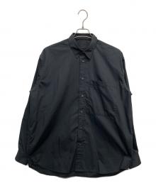 DAIWA PIER39（ダイワ ピア39）の古着「TECH REGULAR STRIPE SHIRT L/S/BE-81025」｜グレー