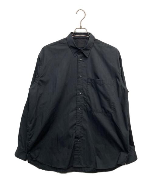 DAIWA PIER39（ダイワ ピア39）DAIWA PIER39 (ダイワ ピア39) TECH REGULAR STRIPE SHIRT L/S/BE-81025 グレー サイズ:Ｍの古着・服飾アイテム