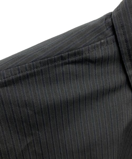 DAIWA PIER39（ダイワ ピア39）DAIWA PIER39 (ダイワ ピア39) TECH REGULAR STRIPE SHIRT L/S/BE-81025 グレー サイズ:Ｍの古着・服飾アイテム