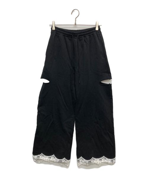 JOSE MOON（ジョゼムーン）JOSE MOON (ジョゼムーン) SLIT SWEAT PANTS 2/1726320559-0 ブラック サイズ:36の古着・服飾アイテム