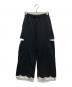 JOSE MOON（ジョゼムーン）の古着「SLIT SWEAT PANTS 2/1726320559-0」｜ブラック