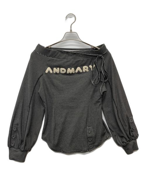 ANDMARY（アンドマリー）ANDMARY (アンドマリー) ivy loose set up black ブラック サイズ:FREEの古着・服飾アイテム