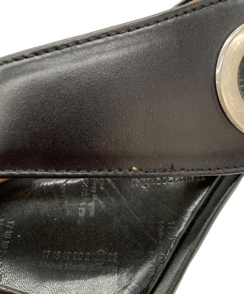 MARTIN MARGIELA（マルタン・マルジェラ）MARTIN MARGIELA (マルタン・マルジェラ) レザーサンダル ブラック サイズ:36の古着・服飾アイテム