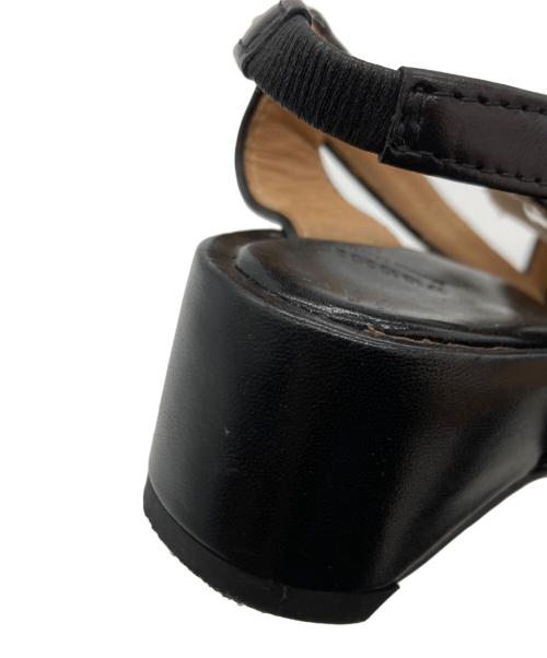MARTIN MARGIELA（マルタン・マルジェラ）MARTIN MARGIELA (マルタン・マルジェラ) レザーサンダル ブラック サイズ:36の古着・服飾アイテム