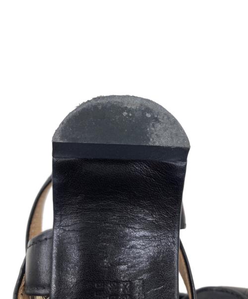MARTIN MARGIELA（マルタン・マルジェラ）MARTIN MARGIELA (マルタン・マルジェラ) レザーサンダル ブラック サイズ:36の古着・服飾アイテム