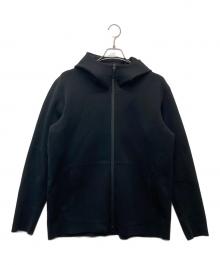 DESCENTE（デサント）の古着「オルテライン クレセント フーディパーカー/DJMSGL01」｜ブラック