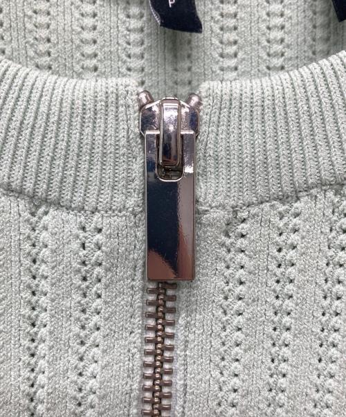 theory（セオリー）theory (セオリー) Wooster Crepe Knit/ポインテールサマーニットカーディガン/01-6203703 グリーン サイズ:Pの古着・服飾アイテム