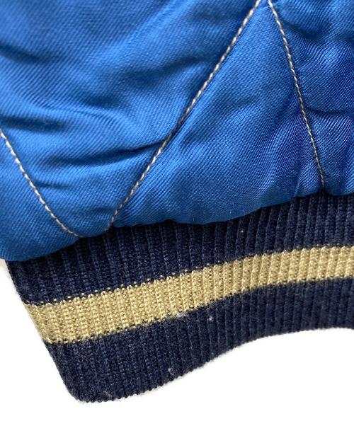 TAILOR 東洋（テーラー東洋）TAILOR 東洋 (テーラー東洋) 別珍×キルティングリバーシブルスタジャン/TT14206 ブルー×ブラック サイズ:Ｌの古着・服飾アイテム