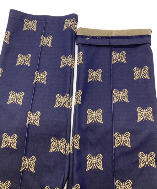 Needles（ニードルズ）Needles (ニードルズ) Poly Jacquard Track Pant ネイビー サイズ:Sの古着・服飾アイテム