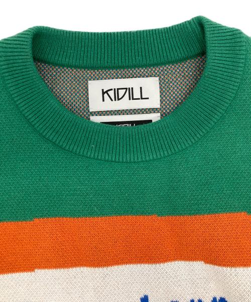 KIDILL（キディル）KIDILL (キディル) what ever happenedセーター/KL460 グリーン サイズ:ＦＲＥＥの古着・服飾アイテム