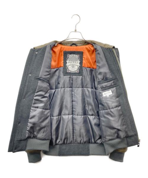 PAGELO（パジェロ）PAGELO (パジェロ) スタジャン ブラウン サイズ:LLの古着・服飾アイテム