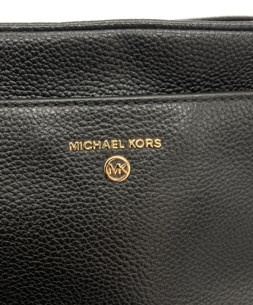 MICHAEL KORS（マイケルコース）MICHAEL KORS (マイケルコース) レザーショルダーバッグ　32H9GT9C4L ブラックの古着・服飾アイテム