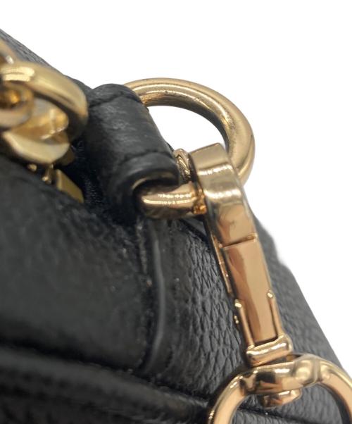 MICHAEL KORS（マイケルコース）MICHAEL KORS (マイケルコース) レザーショルダーバッグ　32H9GT9C4L ブラックの古着・服飾アイテム