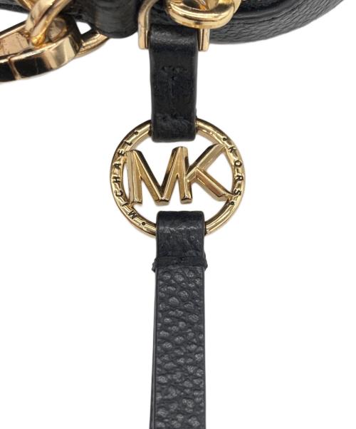 MICHAEL KORS（マイケルコース）MICHAEL KORS (マイケルコース) レザーショルダーバッグ　32H9GT9C4L ブラックの古着・服飾アイテム