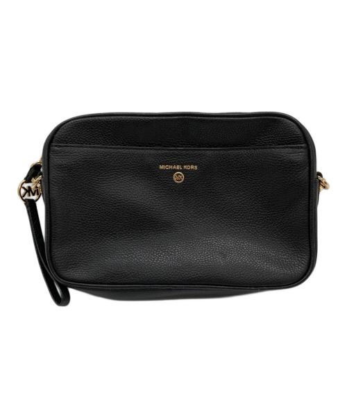 MICHAEL KORS（マイケルコース）MICHAEL KORS (マイケルコース) レザーショルダーバッグ　32H9GT9C4L ブラックの古着・服飾アイテム