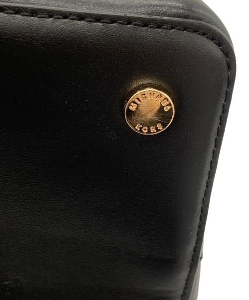 MICHAEL KORS（マイケルコース）MICHAEL KORS (マイケルコース) スウェード切り替え巾着ショルダーバッグ 30F8G0CM2S ブラックの古着・服飾アイテム