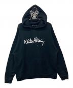 Mastermind JAPAN×Keith Haringマスターマインド ジャパン×キースヘリング）の古着「グラフィックパーカー」｜ブラック