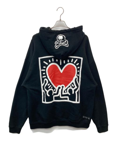 Mastermind JAPAN（マスターマインド ジャパン）Mastermind JAPAN (マスターマインド ジャパン) Keith Haring (キースヘリング) グラフィックパーカー ブラック サイズ:Lの古着・服飾アイテム