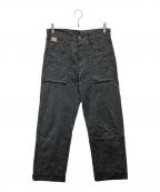 SUGAR CANEシュガーケーン）の古着「9oz. BLACK COVERT ENGINEER PANTS」｜グレー