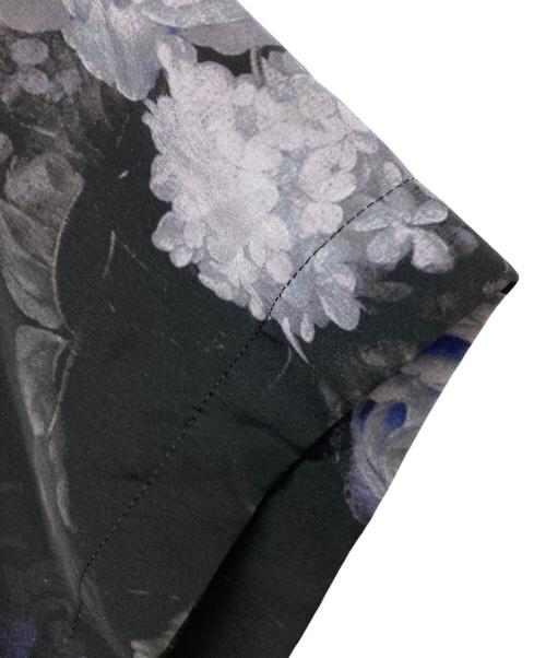 LAD MUSICIAN（ラッドミュージシャン）LAD MUSICIAN (ラッドミュージシャン) FLOWER OPEN COLLAR SHIRT/2324-126 ブラック サイズ:42の古着・服飾アイテム