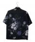 LAD MUSICIAN (ラッドミュージシャン) FLOWER OPEN COLLAR SHIRT/2324-126 ブラック サイズ:42：15000円