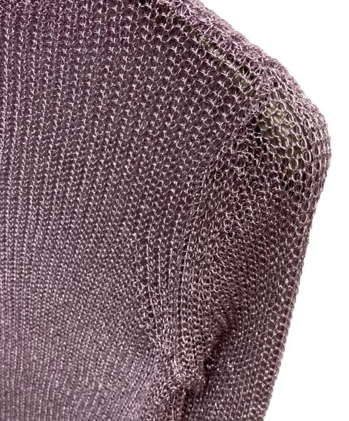 JIL SANDER（ジルサンダー）JIL SANDER (ジルサンダー) ワイヤーメッシュニット/JSWI754366 ピンク サイズ:34の古着・服飾アイテム