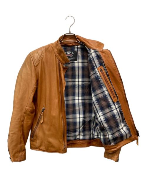 KUSHITANI（クシタニ）KUSHITANI (クシタニ) アンフィニッシュドジャケットⅡ ブラウン サイズ:XLの古着・服飾アイテム