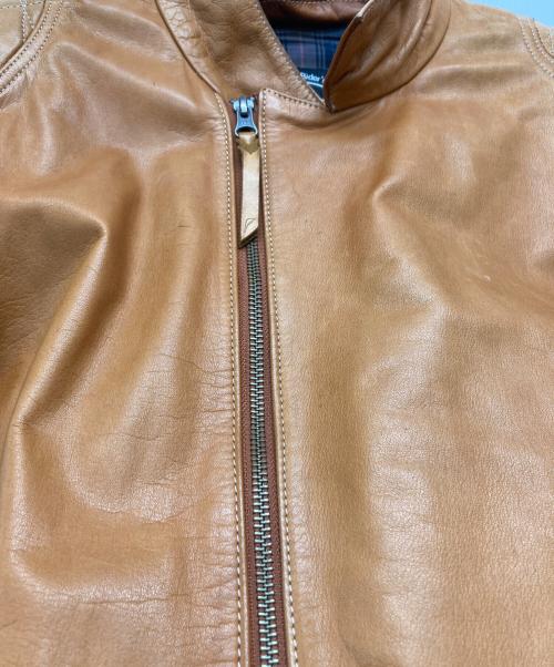 KUSHITANI（クシタニ）KUSHITANI (クシタニ) アンフィニッシュドジャケットⅡ ブラウン サイズ:XLの古着・服飾アイテム