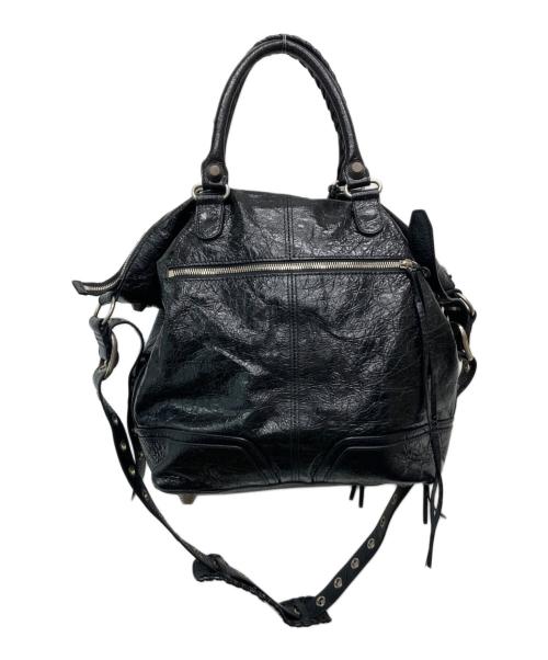 BALENCIAGA（バレンシアガ）BALENCIAGA (バレンシアガ) LE CAGOLE 2WAY ミディアムトートバッグ/719067 ブラックの古着・服飾アイテム