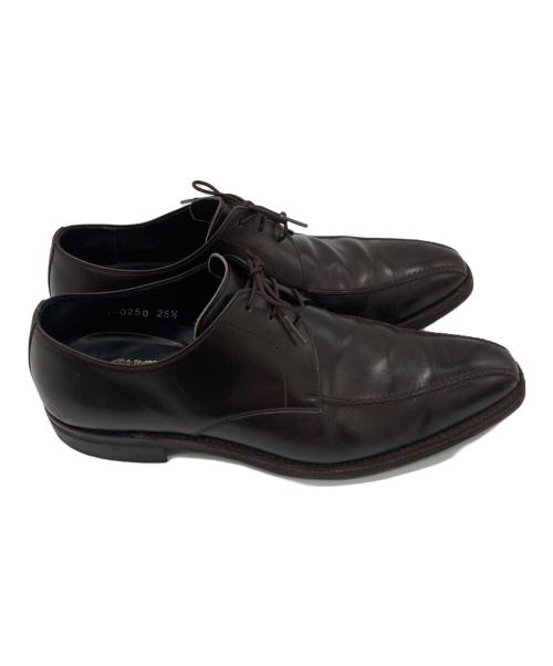SCOTCH GRAIN（スコッチグレイン）SCOTCH GRAIN (スコッチグレイン) レザーシューズ　1-0250 ブラウン サイズ:25.5の古着・服飾アイテム