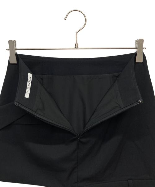 JOSE MOON（ジョゼムーン）JOSE MOON (ジョゼムーン) LOW WEST CUTTING MINI SKIRT ブラック サイズ:36の古着・服飾アイテム
