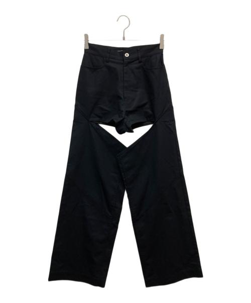 JOSE MOON（ジョゼムーン）JOSE MOON (ジョゼムーン) SLIM FRALE PANTS ブラック サイズ:36の古着・服飾アイテム