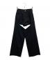 JOSE MOON（ジョゼムーン）の古着「SLIM FRALE PANTS」｜ブラック