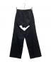 JOSE MOON (ジョゼムーン) SLIM FRALE PANTS ブラック サイズ:36：12000円