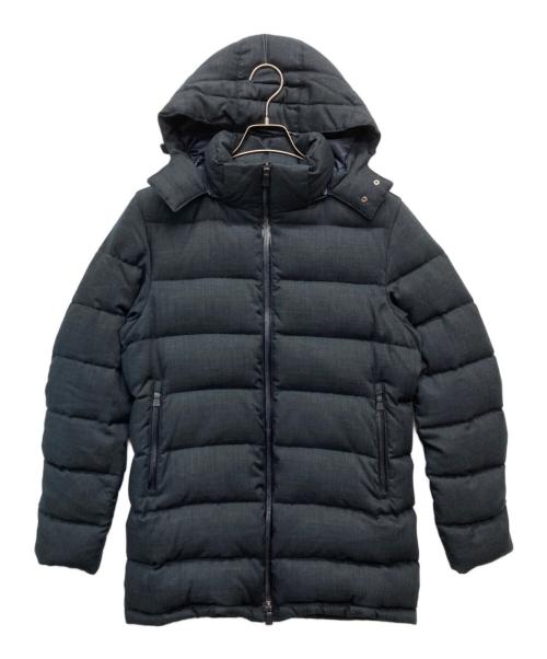 HERNO（ヘルノ）HERNO (ヘルノ) Laminarダウンフーディーコート グレー サイズ:46の古着・服飾アイテム
