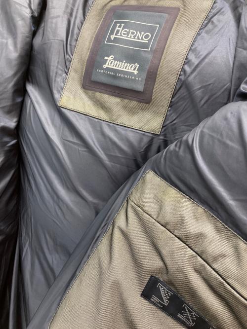 HERNO（ヘルノ）HERNO (ヘルノ) Laminarダウンフーディーコート グレー サイズ:46の古着・服飾アイテム